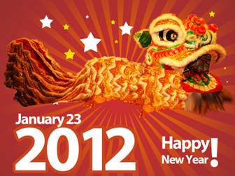 2012 is het Chinese Jaar van de Draak